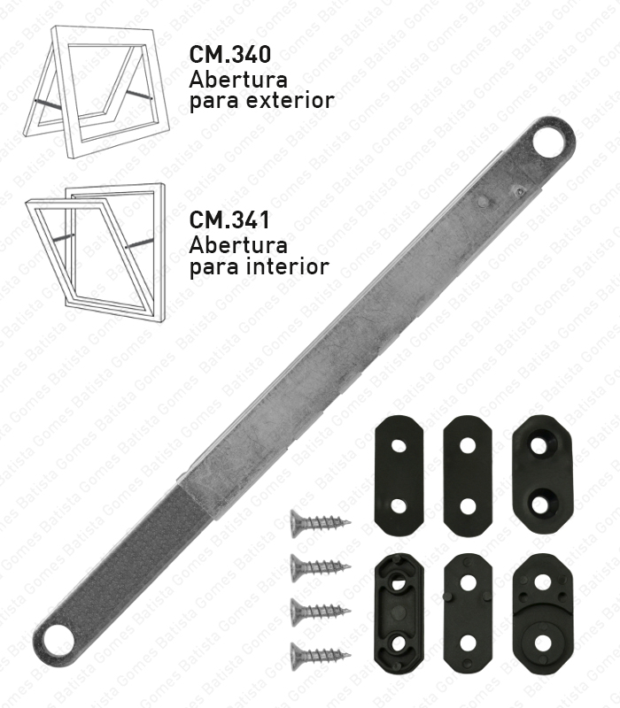 Compassos projectantes para janelas